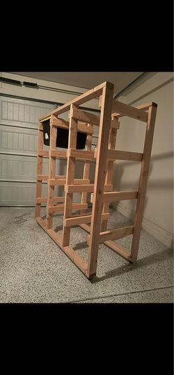 Storage bin rack