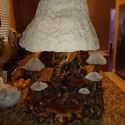 Cool Antique Mushroom Lamp. 