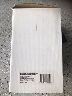 4 sheets folded cross-cut paper shredder(silver)