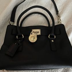 Michael Kors Black Satchel Bag