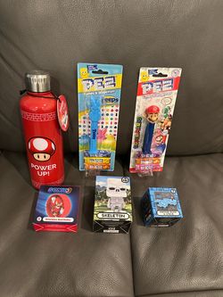 Super Mario, Minecraft, Sonic & Peeps Gamer Collectibles Lot - Brand New