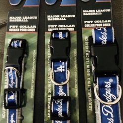 Los Angeles Dodgers Dog Collar - Small Medium Large