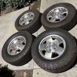 4 — 275/70r18 5x150 5x5.91 Stock Toyota Tundra Sequoia Wheels Rims Alloy Tires!!!!