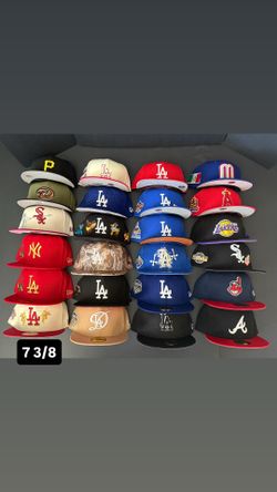 New Era Fitted Hats Size 7 3/8