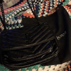 Black Shoulder Or Crossbody YSL