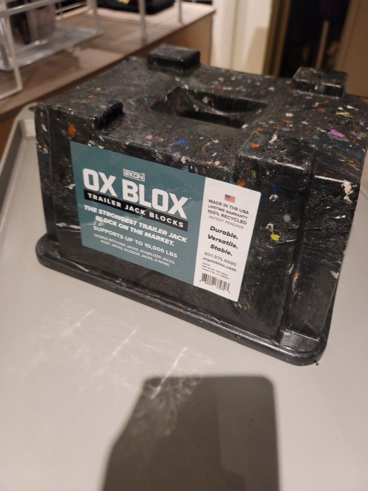 Ox Blox Trailer Jack Block Rv And Camper Blocks For Any Tongue Jack Post Foot