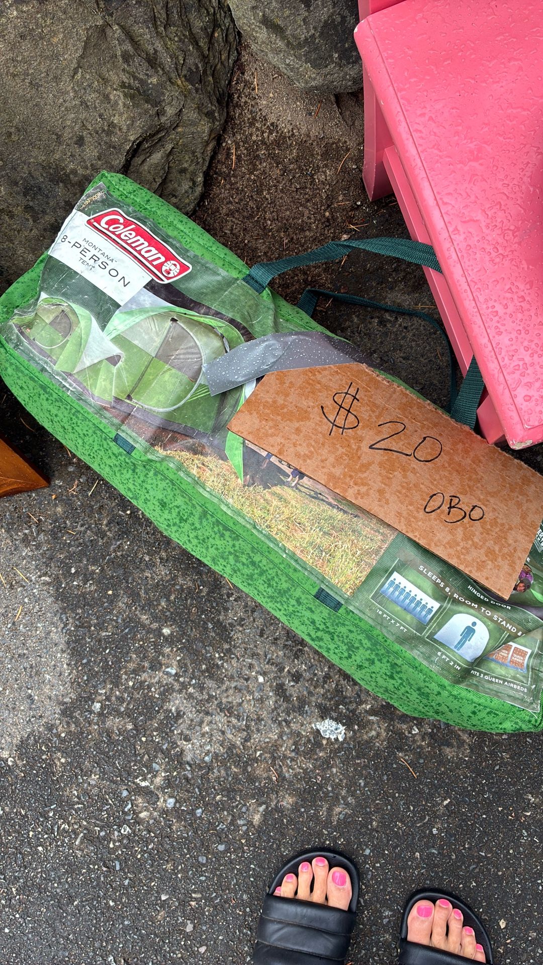 Coleman Eight Person Tent $20