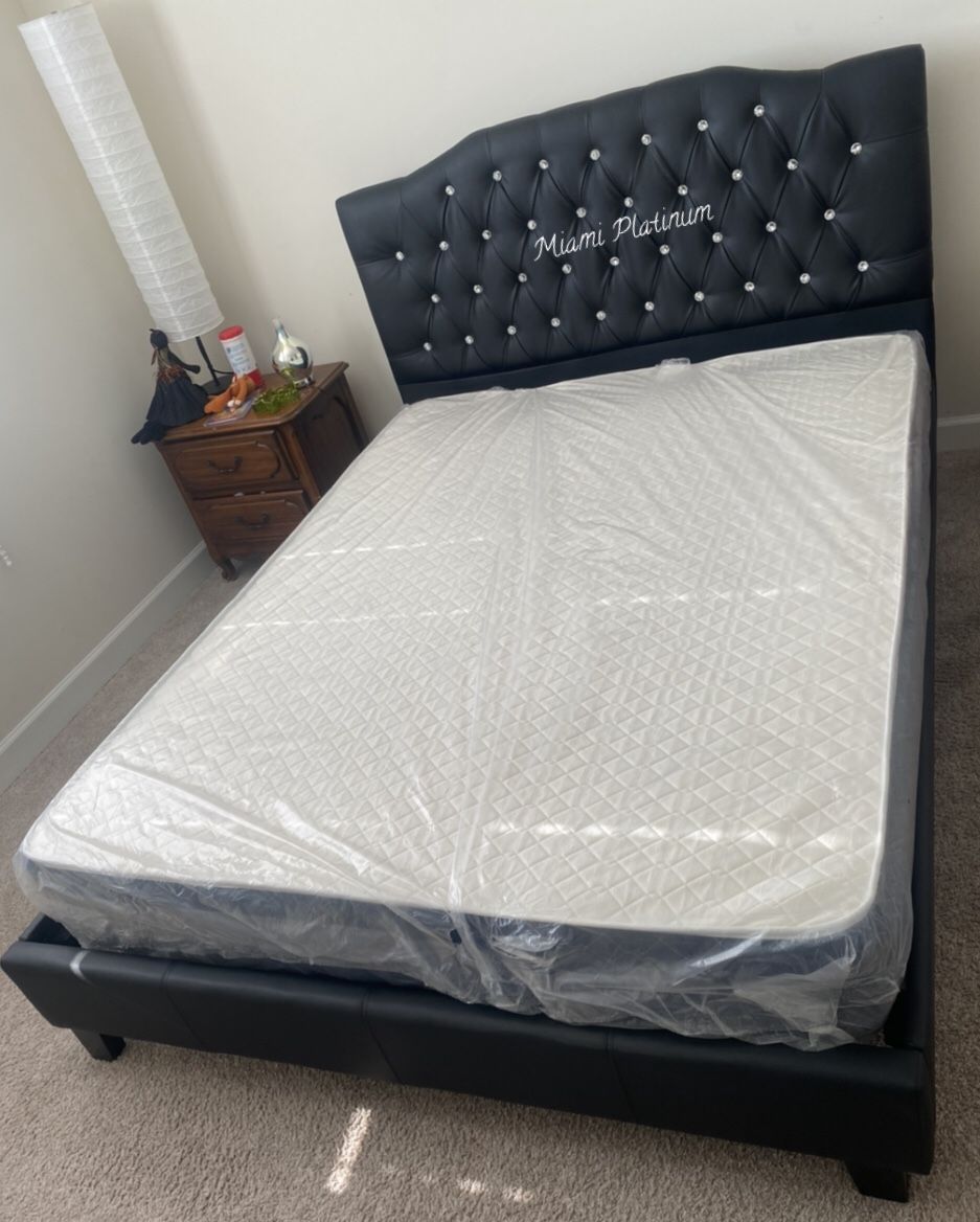 Queen Bed With Mattress /// Financing Available
