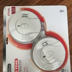 Smoke Alarm. Brand new . 2 in a pack. Have 10 packs. 