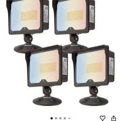 55W LED Flood Light with Dusk-to-Dawn Photocell