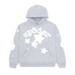 sp5der beluga hoodie “grey”