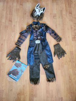 wolf costume, size 6-8