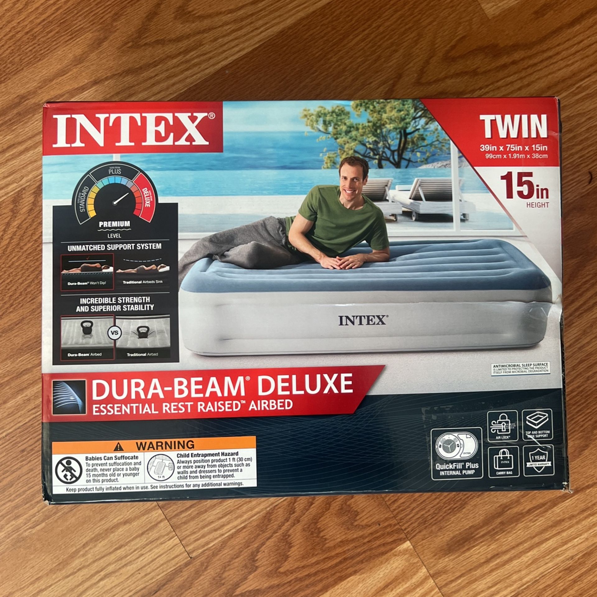 Twin Size Inflatable Mattress 