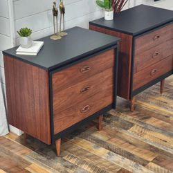 MCM Small Dressers, Oversized Nightstands 