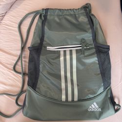 adidas Alliance Sackpack, Drawstring, Lightweight Small Gym Bag for Women, Soccer Backpack