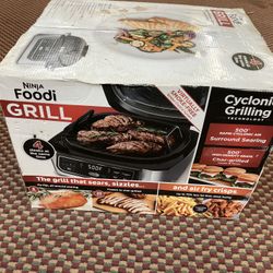 Food Ninja Grill AG301 Electric Countertop Ninja Food Grill 4qt 