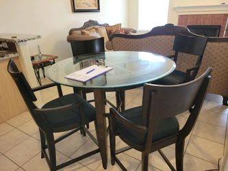 dining table with 4 chairs