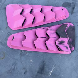 Side Window Louvers Mustang