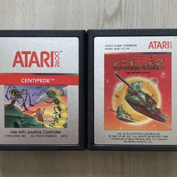 Lot Of 2 Atari 2600 Games Galaxian and Centipede