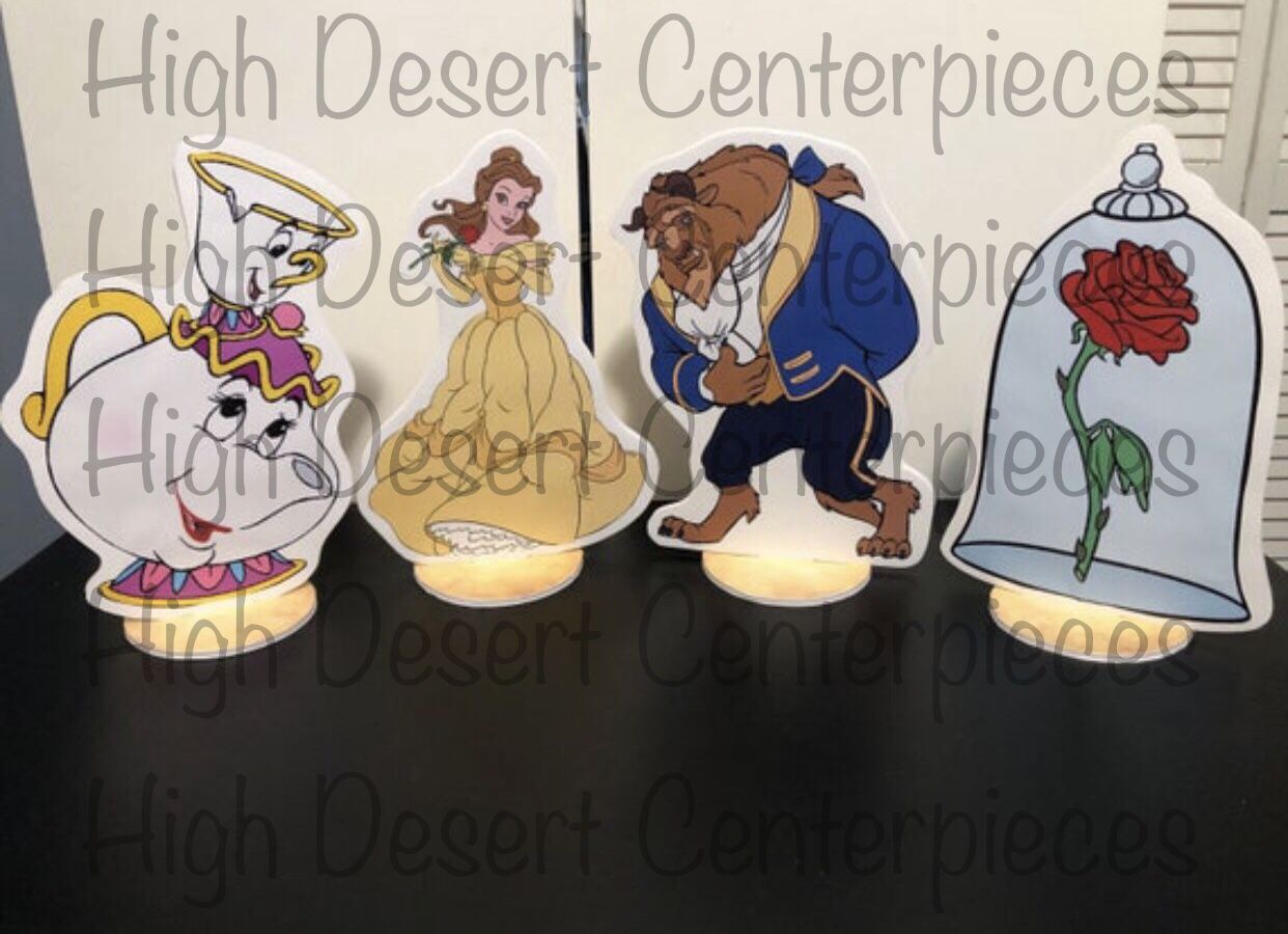 Beauty And The Beast Centerpieces