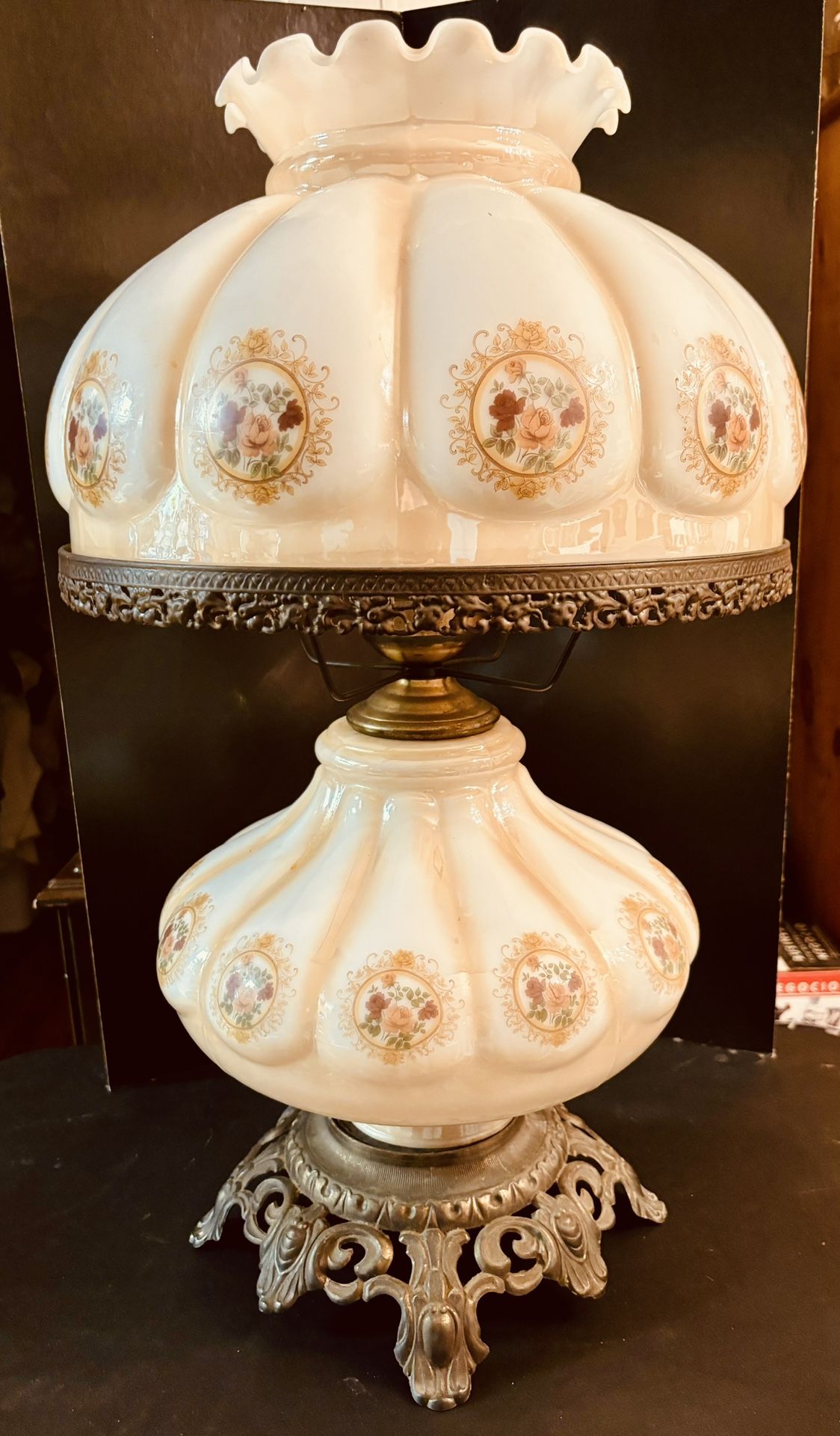 Hurricane Gone with the Wind Lamp