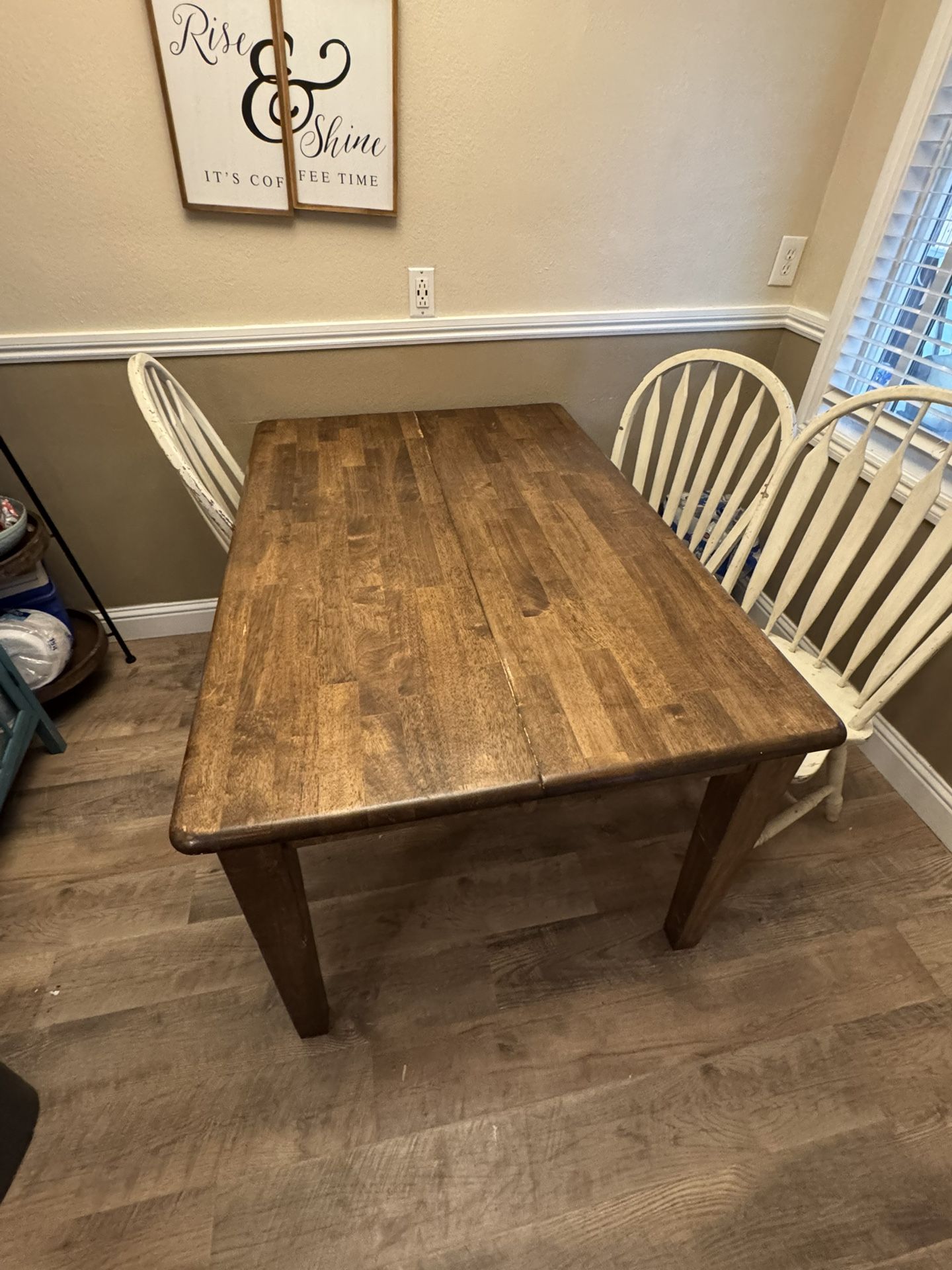 Wood table