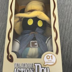 Final Fantasy IX action Doll VIVI Ornitier Plush W175×D140×H315mm SQUARE ENIX (cracked window)