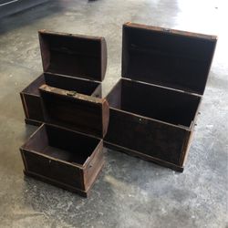 Treasure Chest Wood Antique 