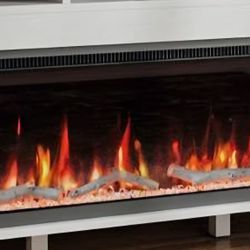 Brand New LED Fireplace Insert 50" By 13.5" Multi Colors & 8 LEVELS $699 NEW BNIB NEVER USED 