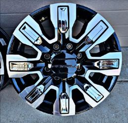 2026 GMC DENALI 2500 RIMS OEM NEW.......( 8 LUG  )