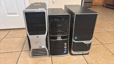 Empty computer cases 3 for $30