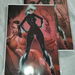 Black Cat #7 J Scott Campbell Signature