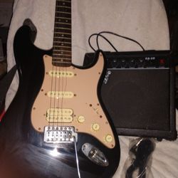 Guitar Amp And Cable