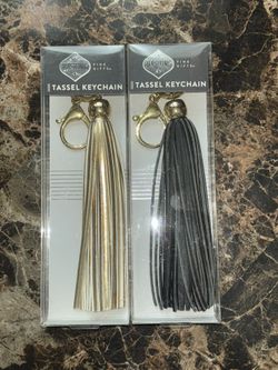2 PC TASSEL KEYCHAIN