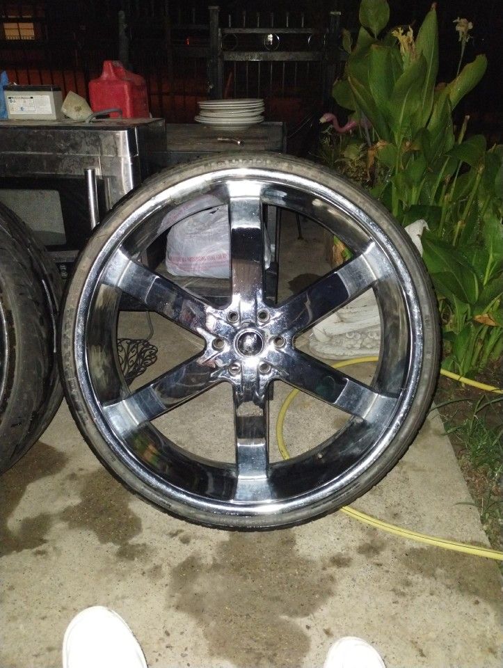 28 Inch Rims All Chrome