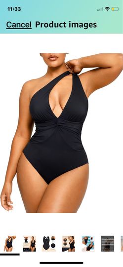 Black bathing suit S