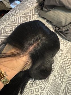 Synthetic blk LONG wig