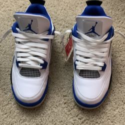 Air Jordan 4 Retro Motorsport 2017 size 6.5Y/Woman’s 8 - OG Box