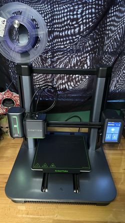 AnkerMake M5 High-Speed 3D Printer + Tools, Spare Nozzles & Accessories – Excellent Condition