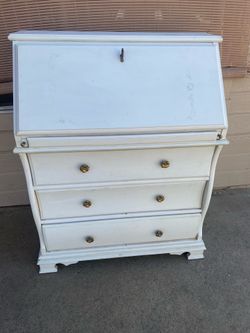 White dresser