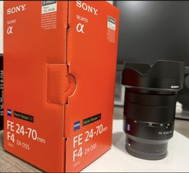 SONY Lens ZEISS 24-70 Never Used. ****IF POSTED, STILL AVAILABLE****