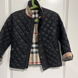 Burberry Quilted Jacket Boys  Size 6Y