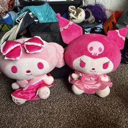 Sanrio Kuromi And My Melody Plush Set