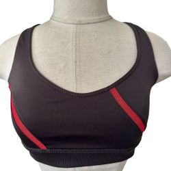 Puma Black And Red Sports Bra 