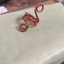 Heavy wire Copper Ring