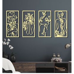 4 Piece Minimalist Decor 