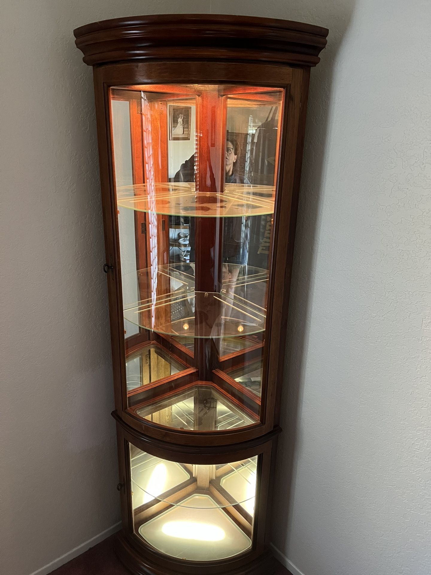 Corner Curio Cabinet
