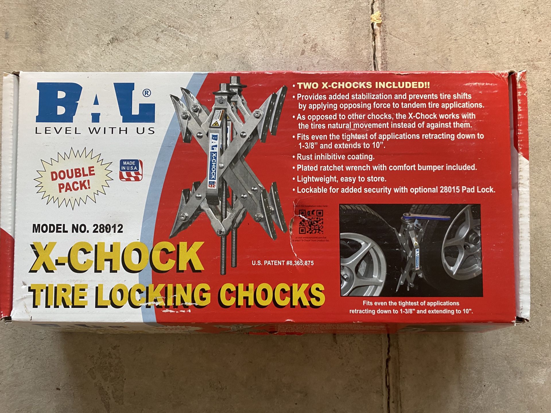 BAL X-Chock Tire Locking Chocks