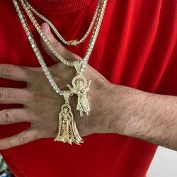 Tennis Chain With Pendant