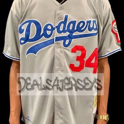 Fernando Valenzuela Dodgers MLB Jerseys 